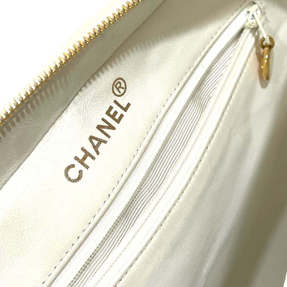CHANEL Black Canvas Logo Tote Bag - Picture 9 of 13